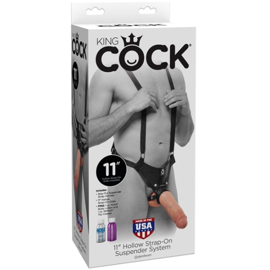 Страпон полый Pipedream 11&quot; Hollow Suspender
