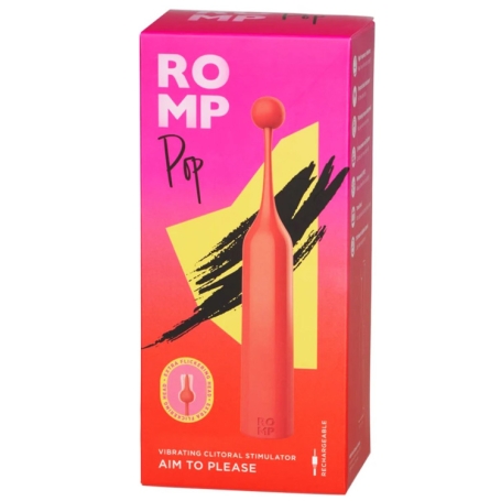 Вибратор Romp Pop с 2 насадками