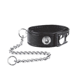 Поводок на пенис Snap Cock Ring With 12&quot; Leash