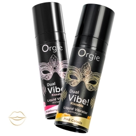 Съедобный гель с вибрацией Orgie DUAL VIBE